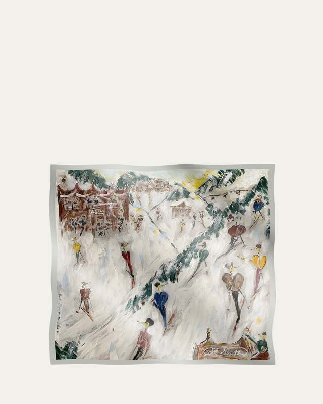 St. Moritz Silk Square Scarf
